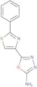 5-(2-Phenyl-1,3-thiazol-4-yl)-1,3,4-oxadiazol-2-amine