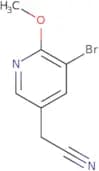 2-(5-Bromo-6-methoxypyridin-3-yl)acetonitrile
