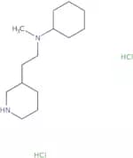 N-Methyl-N-[2-(3-piperidinyl)ethyl]-cyclohexanamine dihydrochloride