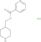 4-Piperidinylmethyl nicotinate hydrochloride