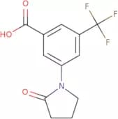 3-(2-Oxopyrrolidin-1-yl)-5-(trifluoromethyl)benzoic acid