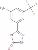 5-[3-Amino-5-(trifluoromethyl)phenyl]-2,3-dihydro-1H-1,2,4-triazol-3-one