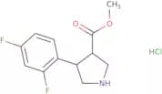 rac-Methyl (3R,4S)-4-(2,4-difluorophenyl)pyrrolidine-3-carboxylate hydrochloride