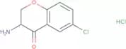 3-Amino-6-chloro-3,4-dihydro-2H-1-benzopyran-4-one hydrochloride
