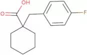 1-[(4-Fluorophenyl)methyl]cyclohexane-1-carboxylic acid