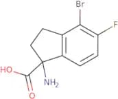 1-Amino-4-bromo-5-fluoro-2,3-dihydro-1H-indene-1-carboxylic acid