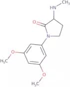 1-(3,5-Dimethoxyphenyl)-3-(methylamino)pyrrolidin-2-one