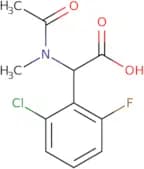 2-(2-Chloro-6-fluorophenyl)-2-(N-methylacetamido)acetic acid
