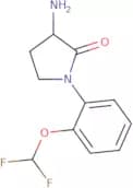 3-Amino-1-[2-(difluoromethoxy)phenyl]pyrrolidin-2-one