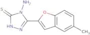 4-Amino-5-(5-methyl-1-benzofuran-2-yl)-4H-1,2,4-triazole-3-thiol