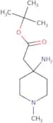 tert-Butyl 2-(4-amino-1-methylpiperidin-4-yl)acetate