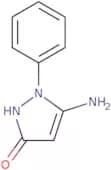 5-Amino-1-phenyl-2,3-dihydro-1H-pyrazol-3-one