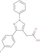 2-[3-(4-Fluorophenyl)-1-phenyl-1H-pyrazol-4-yl]acetic acid