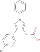 2-[3-(4-Bromophenyl)-1-phenyl-1H-pyrazol-4-yl]acetic acid