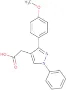 2-[3-(4-Methoxyphenyl)-1-phenyl-1H-pyrazol-4-yl]acetic acid