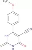 4-(4-Methoxyphenyl)-6-oxo-2-sulfanyl-1,6-dihydropyrimidine-5-carbonitrile