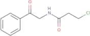 3-Chloro-N-(2-oxo-2-phenylethyl)propanamide