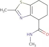 N,2-Dimethyl-4,5,6,7-tetrahydro-1,3-benzothiazole-4-carboxamide
