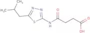 3-{[5-(2-Methylpropyl)-1,3,4-thiadiazol-2-yl]carbamoyl}propanoic acid