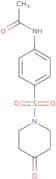 N-{4-[(4-Oxopiperidin-1-yl)sulfonyl]phenyl}acetamide