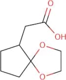 2-{1,4-Dioxaspiro[4.4]nonan-6-yl}acetic acid