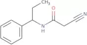 2-Cyano-N-(1-phenylpropyl)acetamide