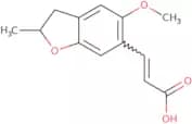 (2E)-3-(5-Methoxy-2-methyl-2,3-dihydro-1-benzofuran-6-yl)prop-2-enoic acid