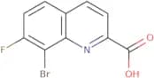 8-Bromo-7-fluoroquinoline-2-carboxylic acid