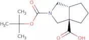rac-(3aR,6aR)-2-[(tert-butoxy)carbonyl]-octahydrocyclopenta[c]pyrrole-3a-carboxylic acid, trans