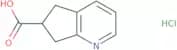 5H,6H,7H-Cyclopenta[b]pyridine-6-carboxylic acid hydrochloride