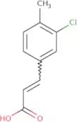 (2E)-3-(3-Chloro-4-methylphenyl)prop-2-enoic acid