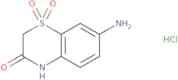7-​amino-2H-​1,​4-​benzothiazin-​3(4H)​-​one 1,​1-​dioxide hydrochloride