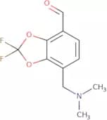 7-[(Dimethylamino)methyl]-2,2-difluoro-1,3-dioxaindane-4-carbaldehyde