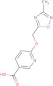 6-[(3-Methyl-1,2,4-oxadiazol-5-yl)methoxy]pyridine-3-carboxylic acid