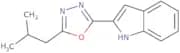 2-[5-(2-Methylpropyl)-1,3,4-oxadiazol-2-yl]-1H-indole