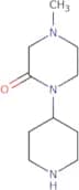 4-Methyl-1-(piperidin-4-yl)piperazin-2-one