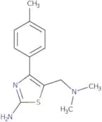 5-[(Dimethylamino)methyl]-4-(4-methylphenyl)-1,3-thiazol-2-amine