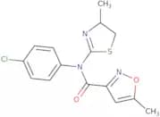N-(4-Chlorophenyl)-5-methyl-N-(4-methyl-4,5-dihydro-1,3-thiazol-2-yl)-1,2-oxazole-3-carboxamide
