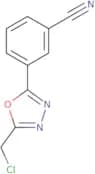 3-[5-(Chloromethyl)-1,3,4-oxadiazol-2-yl]benzonitrile