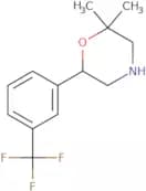 2,2-Dimethyl-6-[3-(trifluoromethyl)phenyl]morpholine