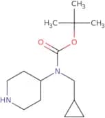 tert-Butyl N-(cyclopropylmethyl)-N-(piperidin-4-yl)carbamate