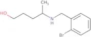 4-{[(2-Bromophenyl)methyl]amino}pentan-1-ol
