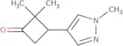 2,2-Dimethyl-3-(1-methyl-1H-pyrazol-4-yl)cyclobutan-1-one