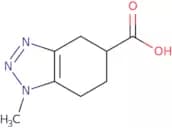 1-Methyl-4,5,6,7-tetrahydro-1H-1,2,3-benzotriazole-5-carboxylic acid