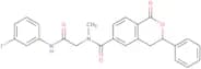 N-(3-Fluorophenyl)-2-[N-methyl-1-(1-oxo-3-phenyl-3,4-dihydro-1H-2-benzopyran-6-yl)formamido]acetam…
