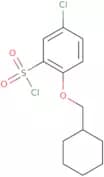 5-Chloro-2-(cyclohexylmethoxy)benzene-1-sulfonyl chloride