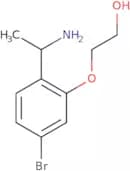 2-[2-(1-Aminoethyl)-5-bromophenoxy]ethan-1-ol