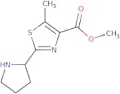 Methyl 5-methyl-2-(pyrrolidin-2-yl)-1,3-thiazole-4-carboxylate