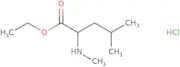 Ethyl 4-methyl-2-(methylamino)pentanoate hydrochloride