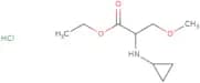 Ethyl 2-(cyclopropylamino)-3-methoxypropanoate hydrochloride
